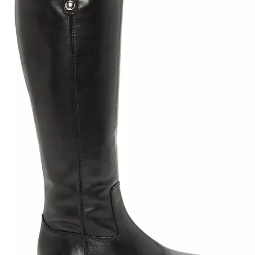 INC International Concepts Glossy Black Over the Knee Boots - Picture 4 of 8